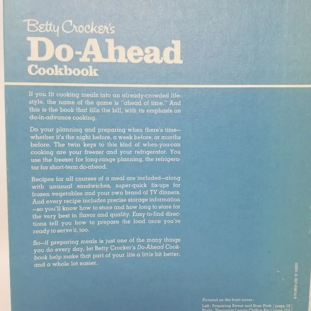 Betty Crocker Vintage 1972‎ Cookbook